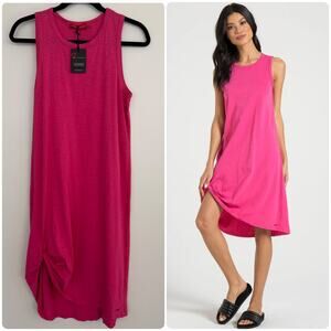 n:Philanthropy Lori High/Low Dress in Hot Rose